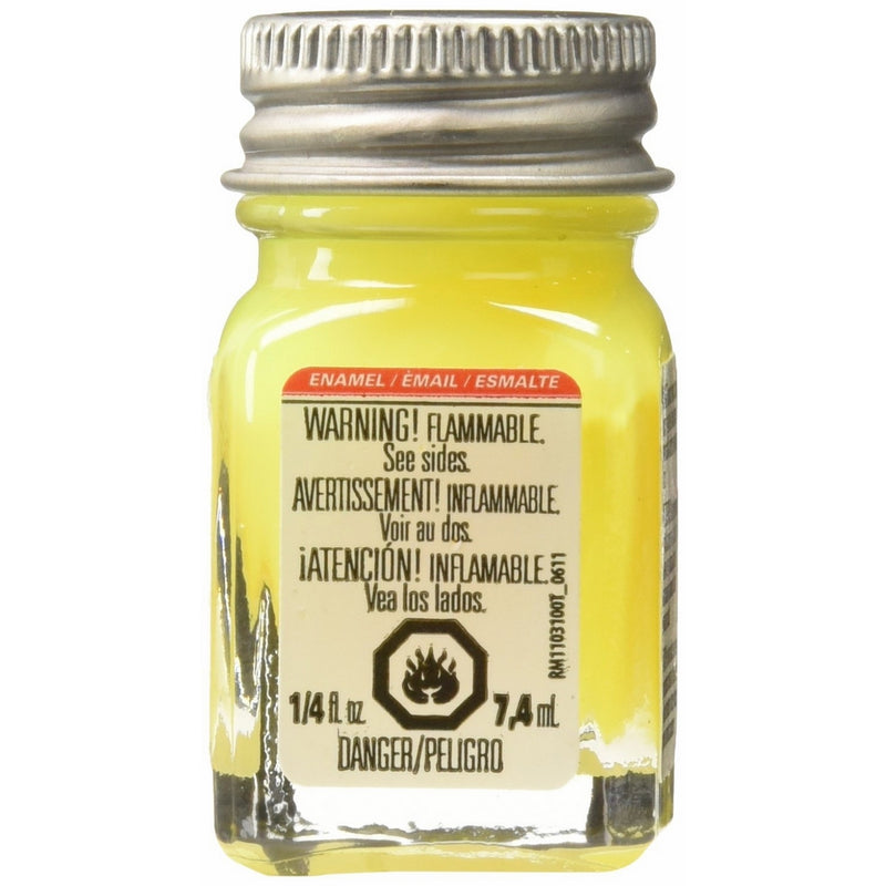 Testors Enamel Paint Open Stock .25oz-Yellow Fluorescent