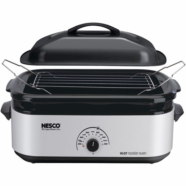 Nesco 4818-47 18 qt. Roaster Oven - Silver finish