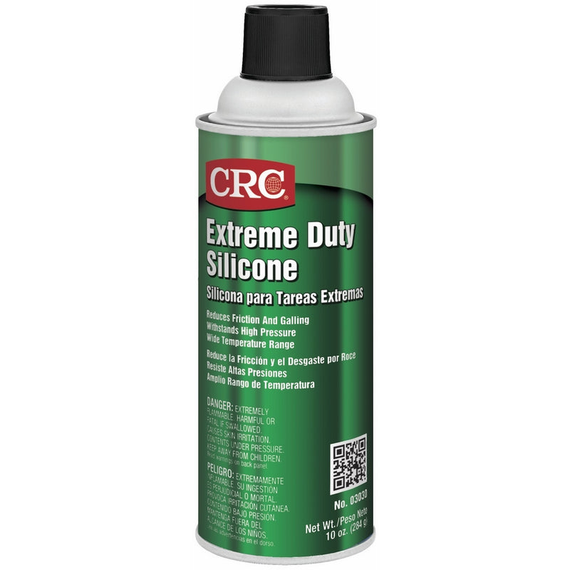 CRC Extreme Duty Silicone Lubricant, 10 oz Aerosol Can, Clear/White