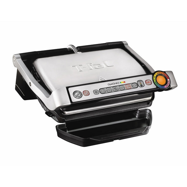 T-Fal GC712D54 OptiGrill  Grill with Automatic Sensor Cooking, Multicolor