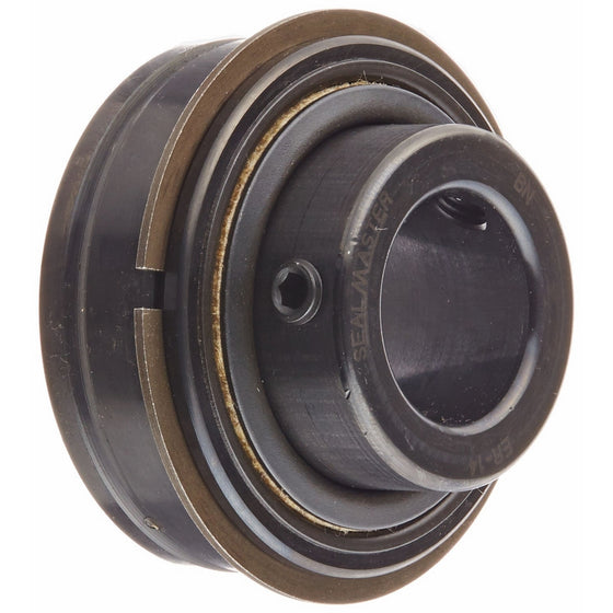 Sealmaster ER-14 Cylindrical OD Bearing, Setscrew Locking Collar, Light Contact Felt Seals, 7/8" Bore, 52 mm OD, 1-3/8" Width