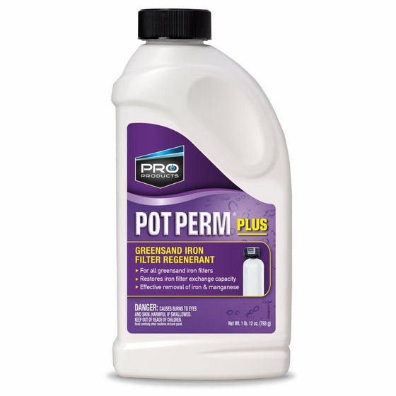 Pot Perm Plus KP02N Greensand Iron Filter Regenerant, 28oz (1.75 Pounds)