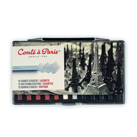 Conte Classic Color Crayons, 12 Pack