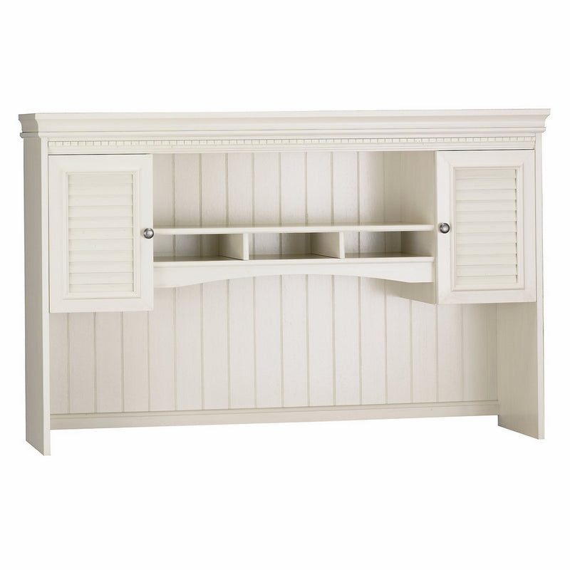 Fairview Hutch for L Shaped Desk in Antique White