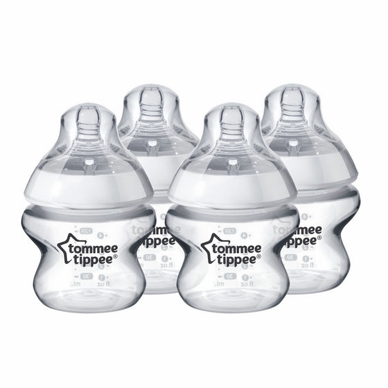 Tommee Tippee Closer to Nature Bottles, 5 Ounce, 4 Count