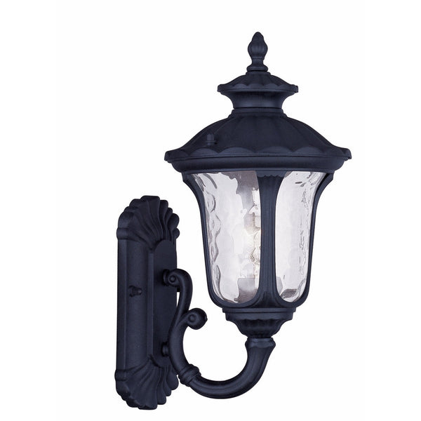 Livex Lighting 7850-04 Oxford 1 Light Outdoor Wall Lantern, Black