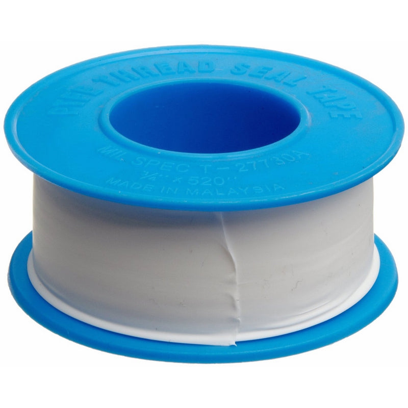 Dixon Valve TTB75 PTFE Industrial Sealant Tape, -212 to 500 Degree F Temperature Range, 3.5mil Thick, 520" Length, 3/4" Width, White