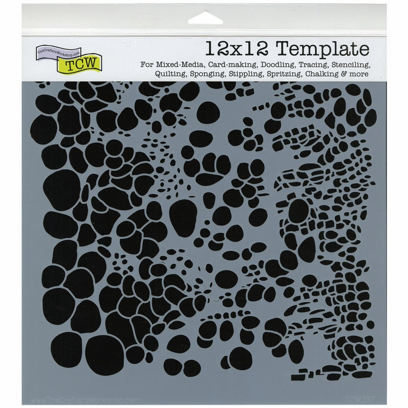 Crafters Workshop TCW-357 Template, 12 by 12-Inch, Cell Theory