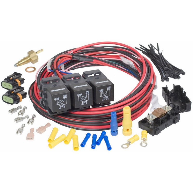 Painless 30118 Dual Activation Dual Fan Relay Kit