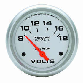 Auto Meter 4491 Ultra-Lite Electric Voltmeter Gauge