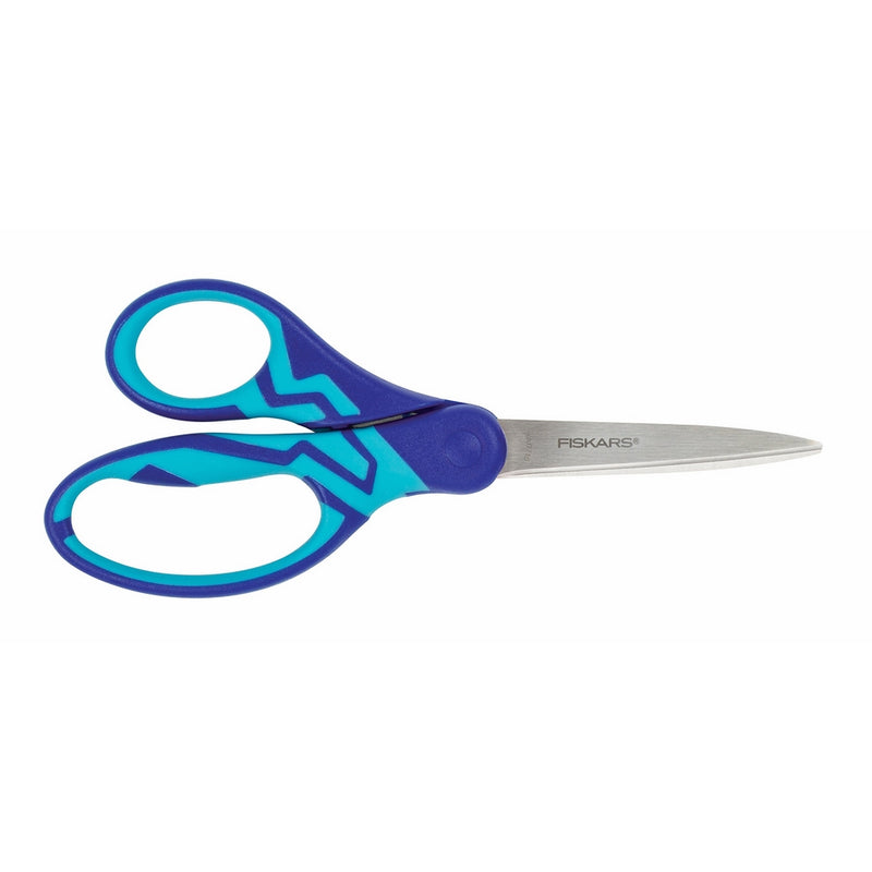 Fiskars 199700-1001 Softgrip Student Scissors, 7 Inch, Color Received May Vary