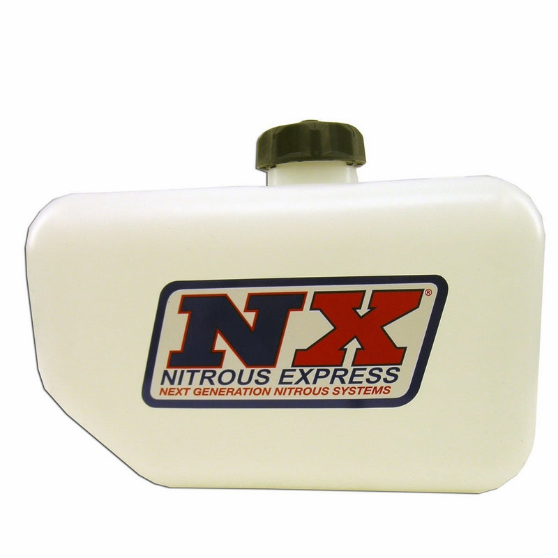 Nitrous Express 15050 2.5 gallon Reservoir with Fittings and Brackets for Water-Methanol Injection System