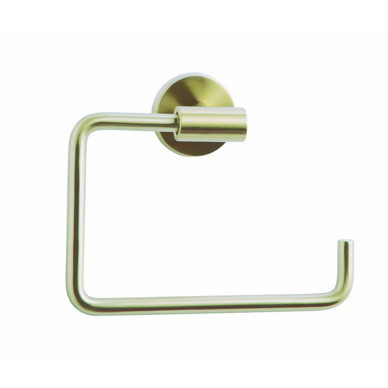 Amerock BH26541BBZ Arrondi 6-7/16 in (164 mm) Length Towel Ring in Brushed Bronze/Golden Champagne