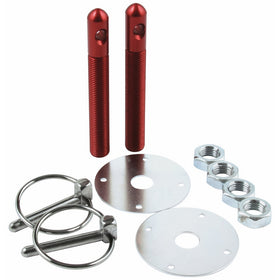 Allstar Performance ALL18501 Red 1/2" Aluminum Hood Pin Kit
