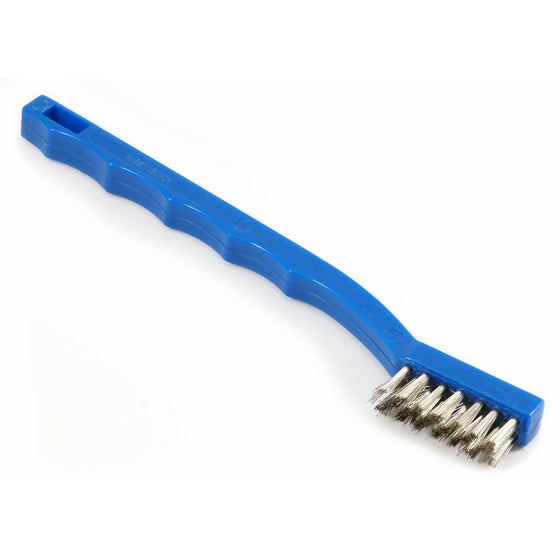 Forney 70488 Wire Brush, Stainless Steel with Plastic Handle, 7-1/4-Inch-by-.006-Inch