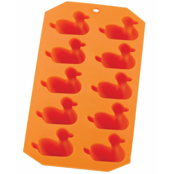 HIC Silicone Ice Cube, Chocolate, Candy, Baking and Craft Mold, Non-Stick Heat-Resistant Fun Novelty Shapes, Duck