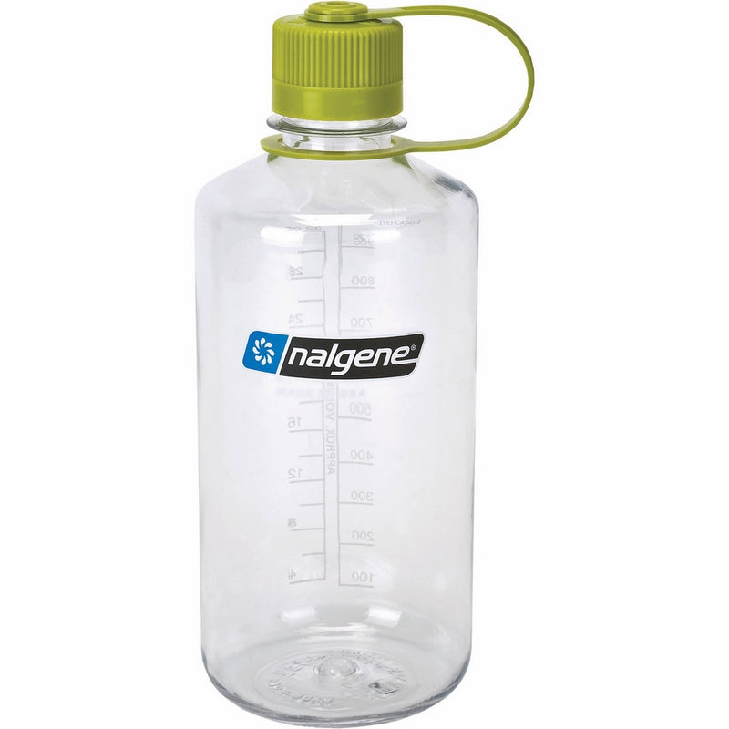 Nalgene Tritan 32-Ounce Narrow Mouth BPA-Free Water Bottle, Clear