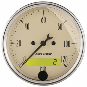 Auto Meter 1887 Antique Beige Electric Programmable Speedometer