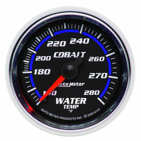 Auto Meter 6131 Cobalt Mechanical Water Temperature Gauge