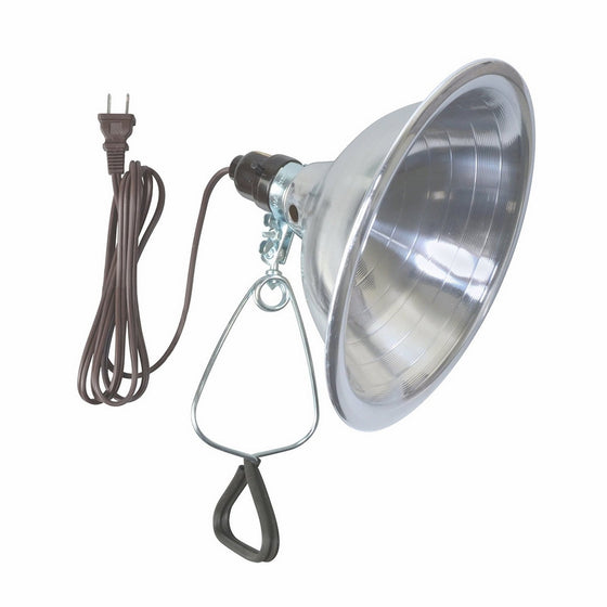Woods Clamp Lamp Light with Aluminum Reflector, 150W, UL Listed, 6- Foot Cord