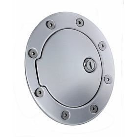 All Sales 6090PL Polished Billet Aluminum Locking Fuel Door