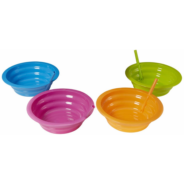 Arrow Home Products 26544 Sip-a-Bowl, 4 (4), 4-Pack, Assorted