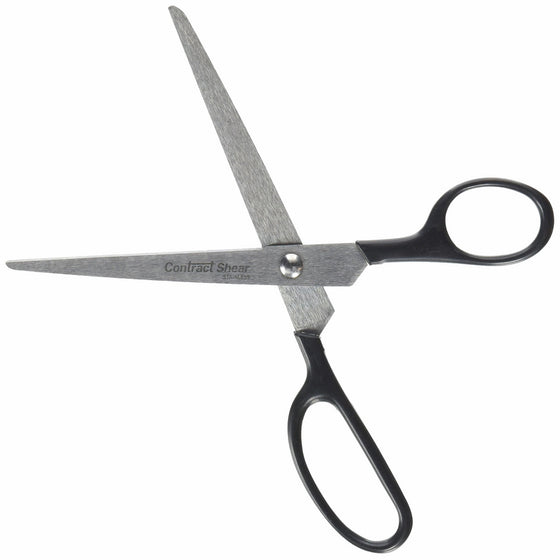 Westcott Contract Stainless Steel Scissors, 7", Black