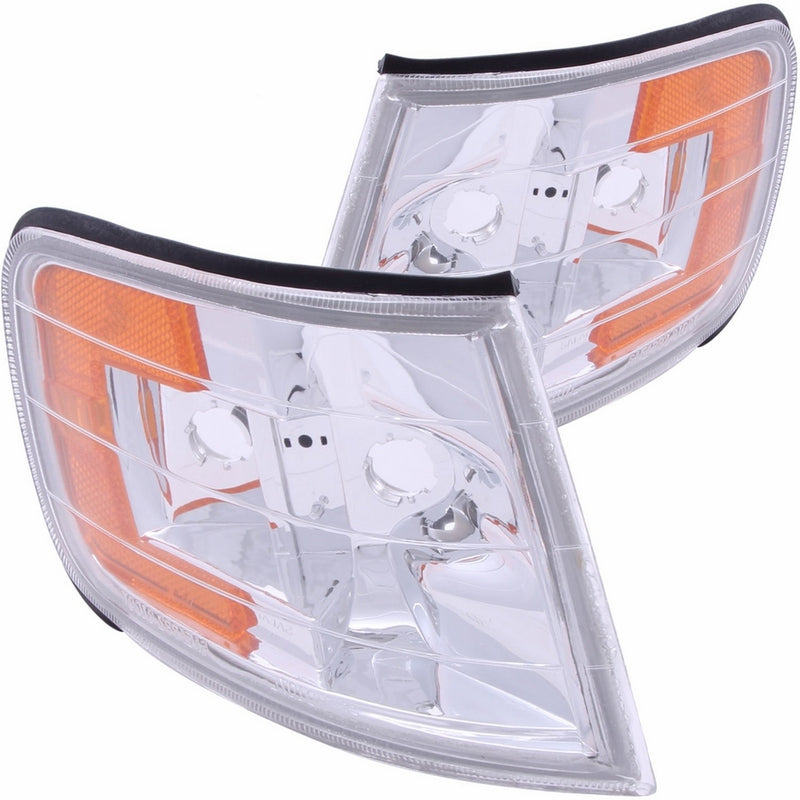 Anzo USA 521028 Honda Accord Clear Euro Clear With Amber Reflectors Corner Light Assembly - (Sold in Pairs)