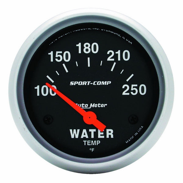 Auto Meter 3531 Sport-Comp Electric Water Temperature Gauge