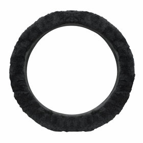 Pilot SW-245E Black Sheep Skin Steering Wheel Cover