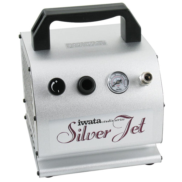 Iwata-Medea Studio Series Silver Jet Single Piston Air Compressor