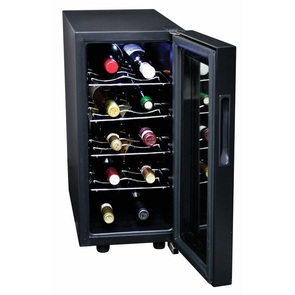 Koolatron KWT10B 10-Bottle Digital Temperature Control Wine Cellar, Black