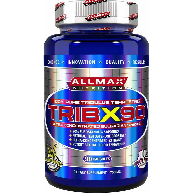 ALLMAX Nutrition Trib X 90 Pure Tribulus Terrestris -- 750 mg - 90 Capsules