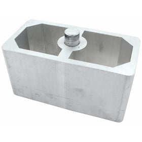 Allstar ALL56133 2.5" Wide x 5" Long x 2" High 9/16" Pin Diameter Extruded Aluminum Lowering Block