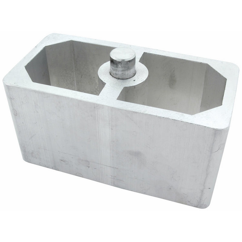 Allstar ALL56133 2.5" Wide x 5" Long x 2" High 9/16" Pin Diameter Extruded Aluminum Lowering Block