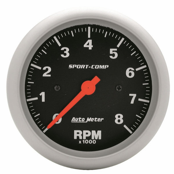 Auto Meter 3991 Sport-Comp In-Dash Electric Tachometer