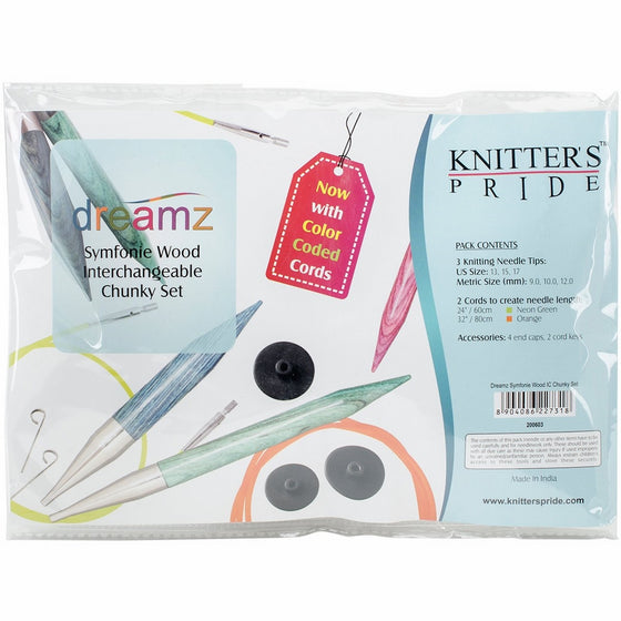 Knitter's Pride KP200603 Dreamz Chunky Interchangeable Needles Set