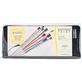 Knitter's Pride 2.5/3mm to 11/8mm Dreamz Straight Needles Set, 10"