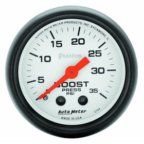 Auto Meter 5704 Phantom Mechanical Boost Gauge