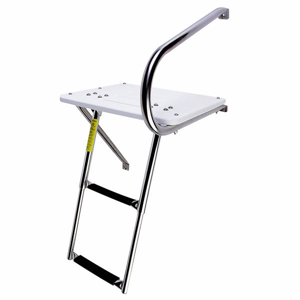 Garelick/Eez-In 19536:01 Combo Outboard Transom Platform/Telescopic Ladder