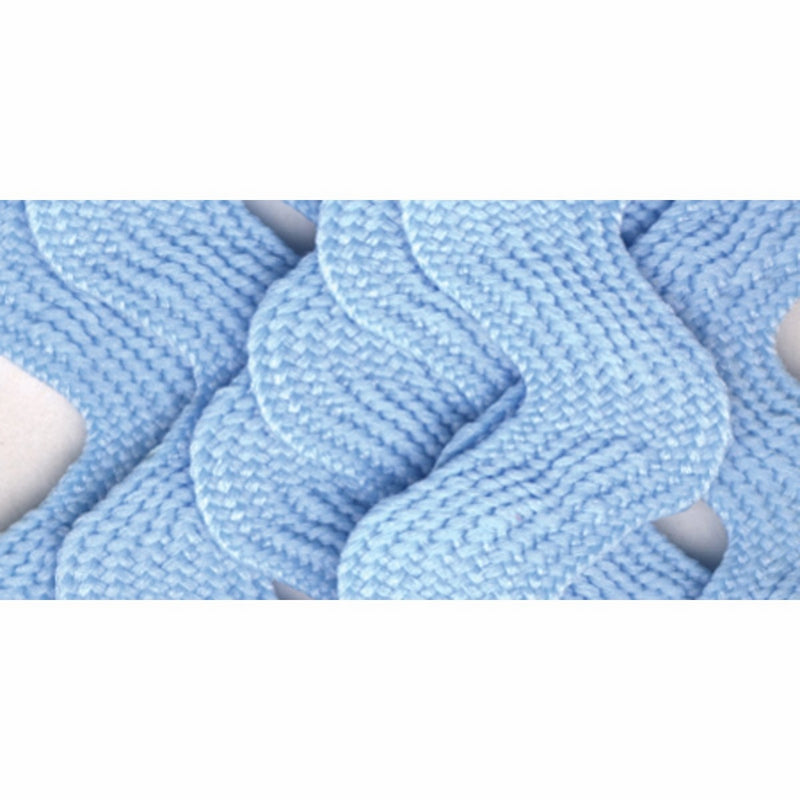 Wrights 117-402-052 Polyester Rick Rack Trim, Light Blue, Jumbo, 2.5-Yard