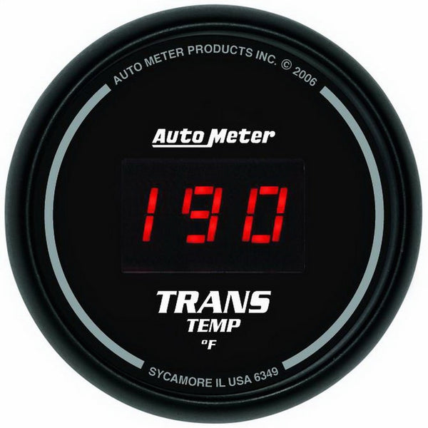 Auto Meter 6349 Sport-Comp Digital Transmission Temperature Gauge