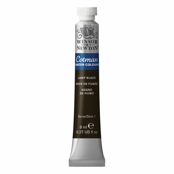 Cotman Watercolor Paint 8ml/Tube-Lamp Black