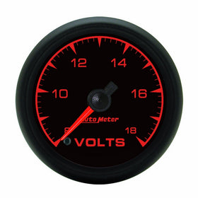Auto Meter 5991 ES 2-1/16" 8-18V Full Sweep Electric Voltmeter