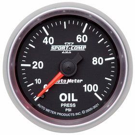 Auto Meter 3621 2-1/16" 0-100 PSI Mechanical Oil Pressure Gauge
