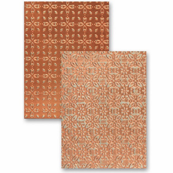 Spellbinders EL-006 M-Bossabilities Reversible Embossing Folder, Mystic