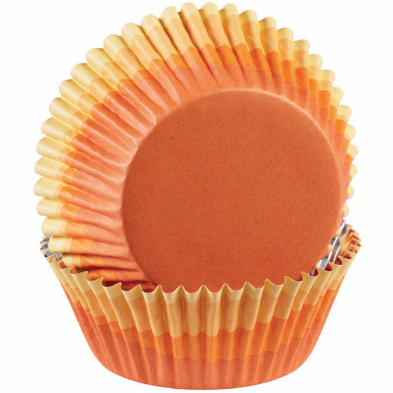 Wilton ColorCup Standard Baking Cups, Orange Ombre, 36-Pack