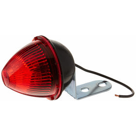 Grote 45022-5 Red Beehive Clearance Marker Light (with Fixed-Angle Mounting Bracket)