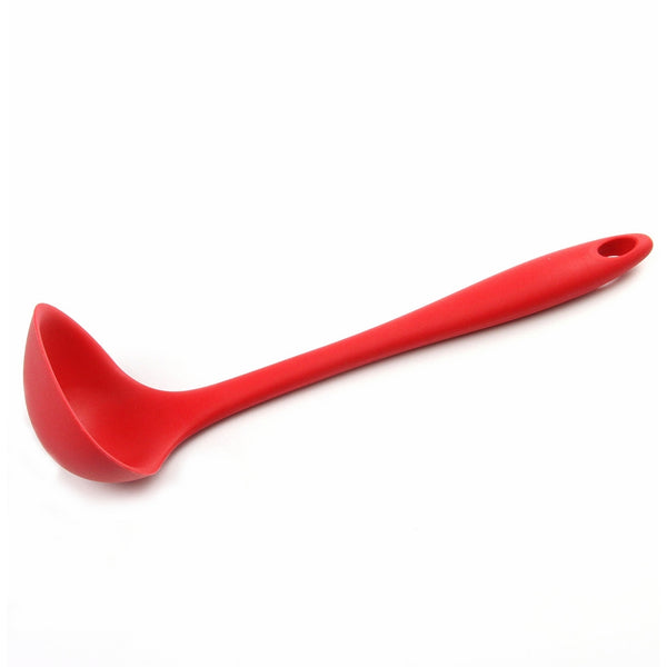 Chef Craft Premium Silicone Ladle, 11.25", Red