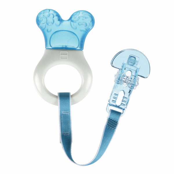 MAM Mini Cooler Teether with Clip, Boy, 2 Months